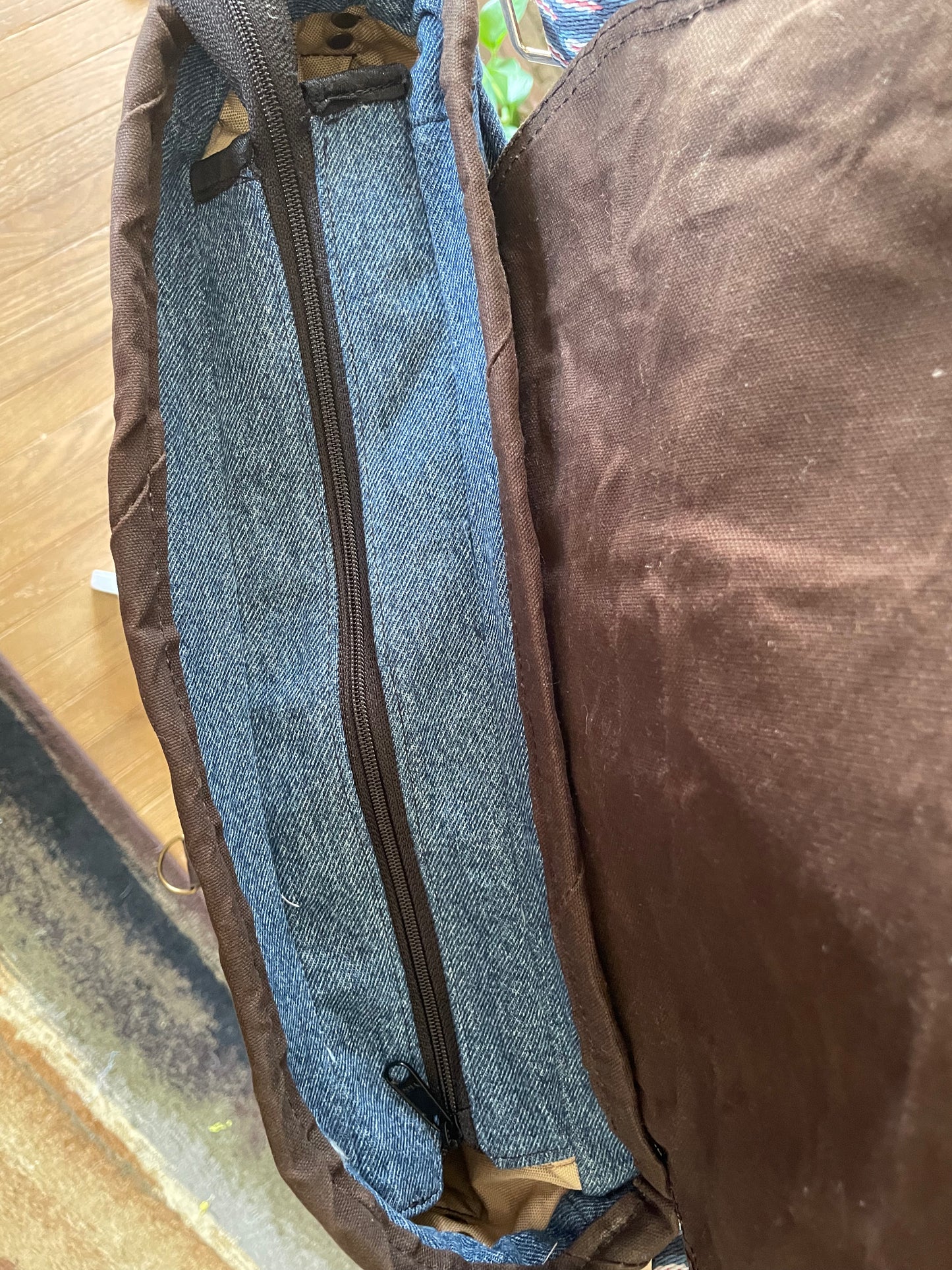 Large Denim Lap Top/Messenger Bag