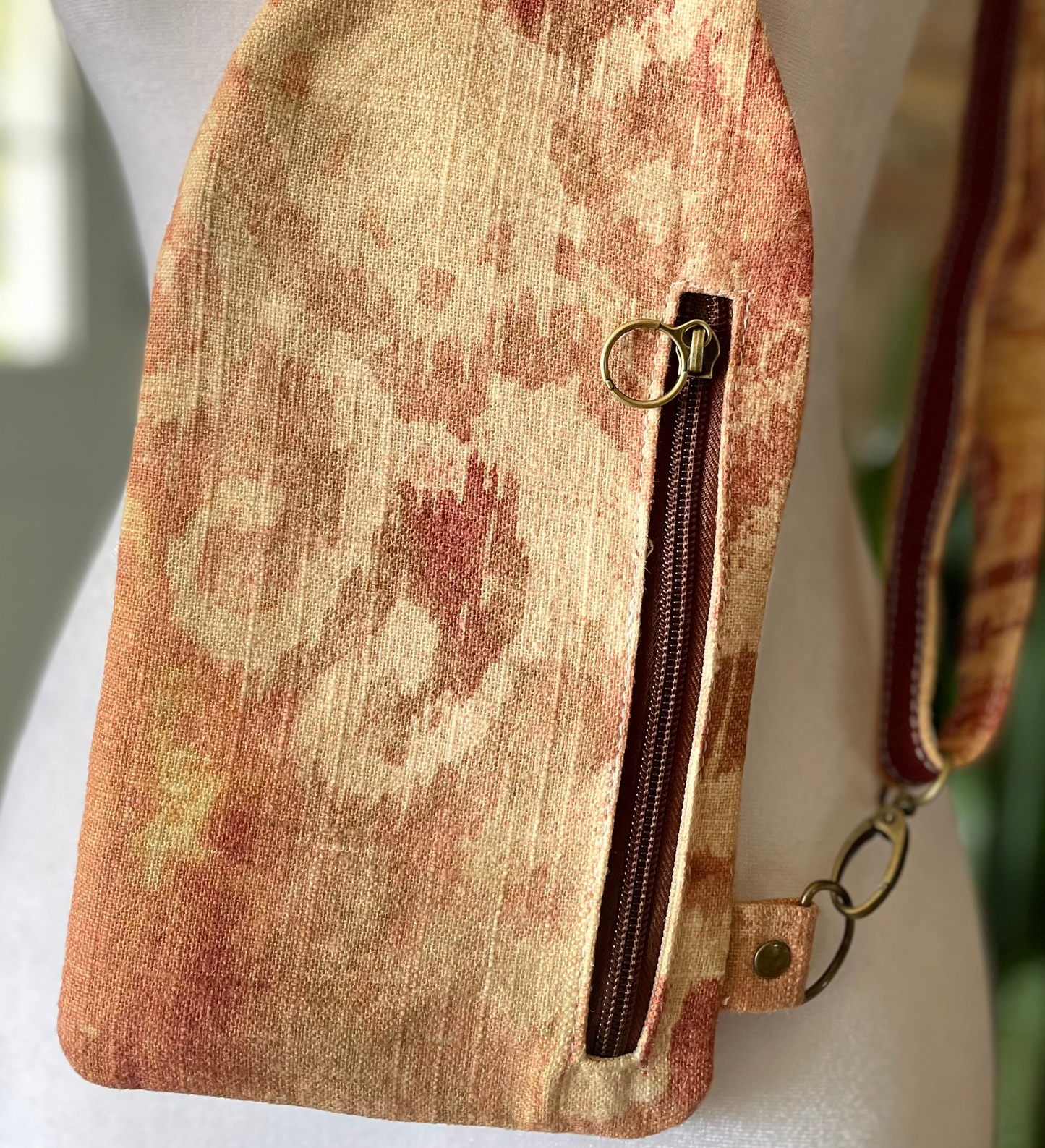Mini Sling Bag-Fall Watercolor Print