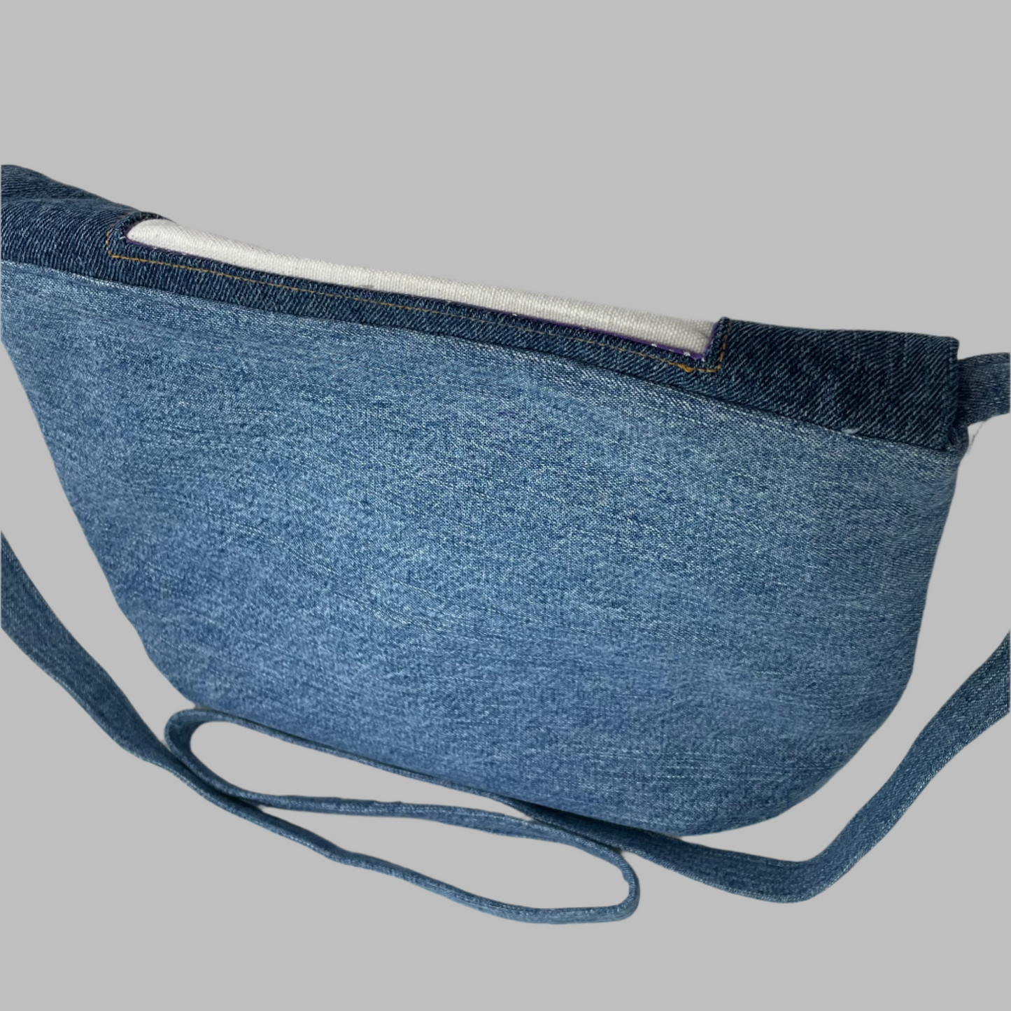 Crossbody Purse Hand Embroidered Dove