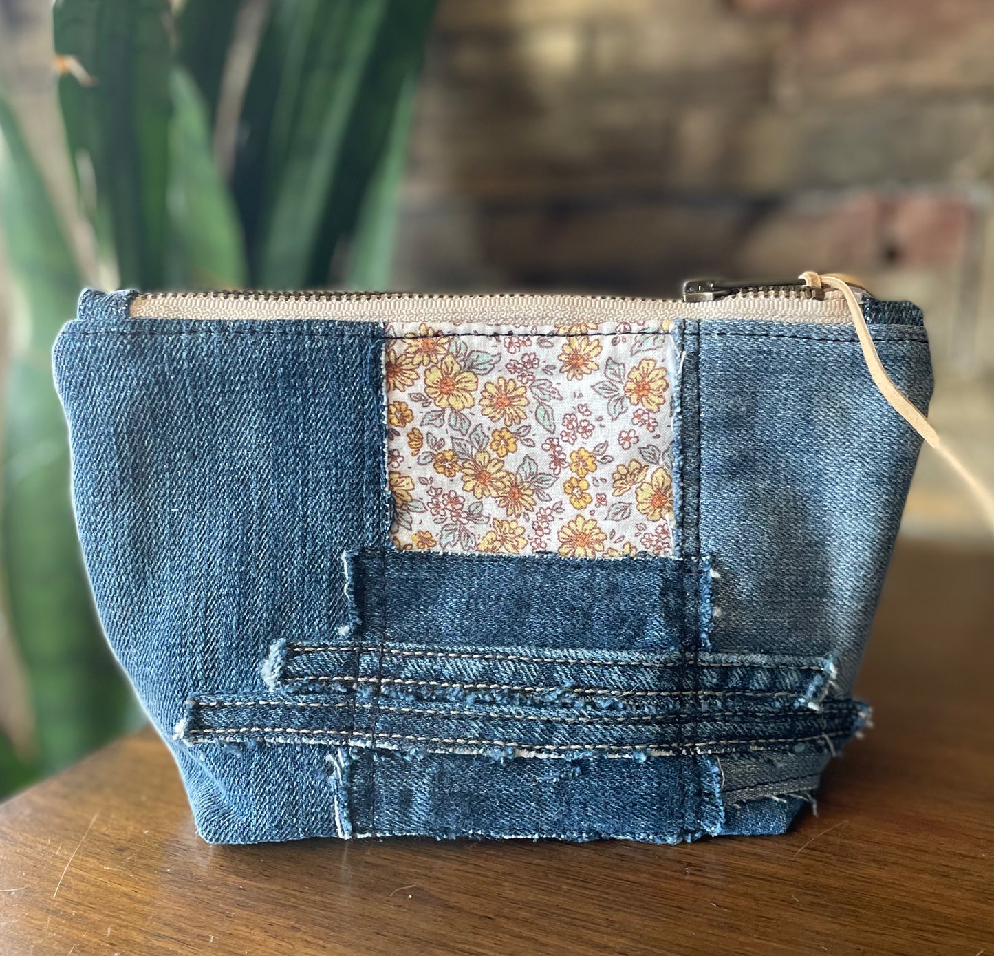 The Mended Indigo Collection #12 - Zipper Pouch