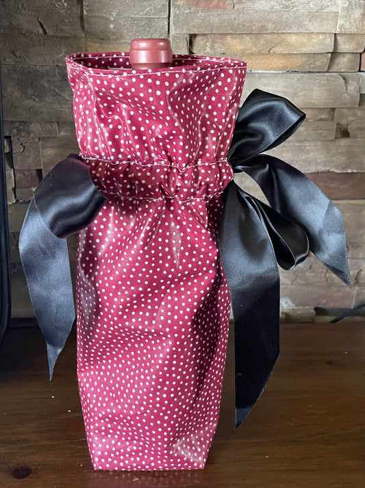 "Bow"tiful Wine Bag