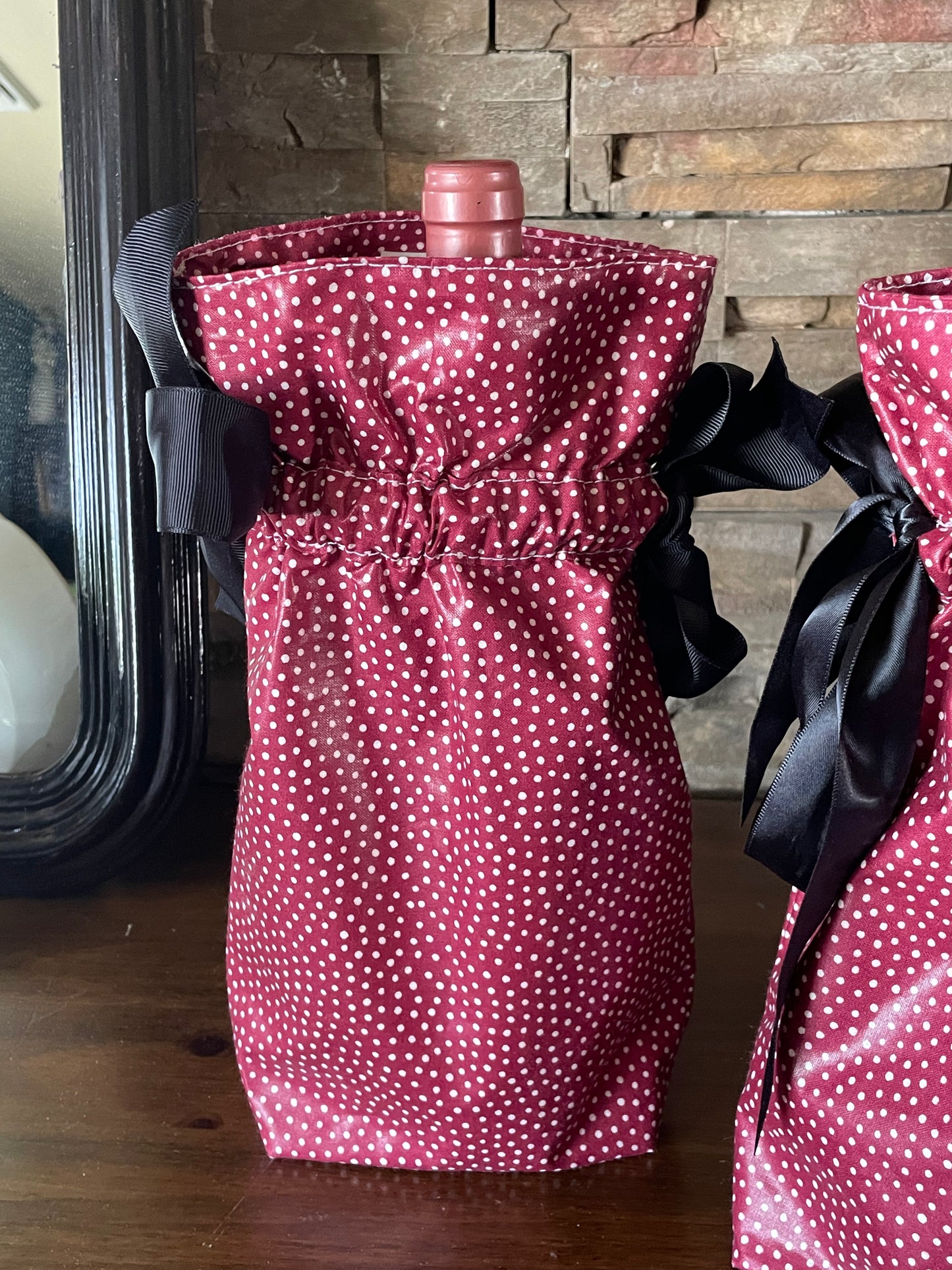 "Bow"tiful Wine Bag Large
