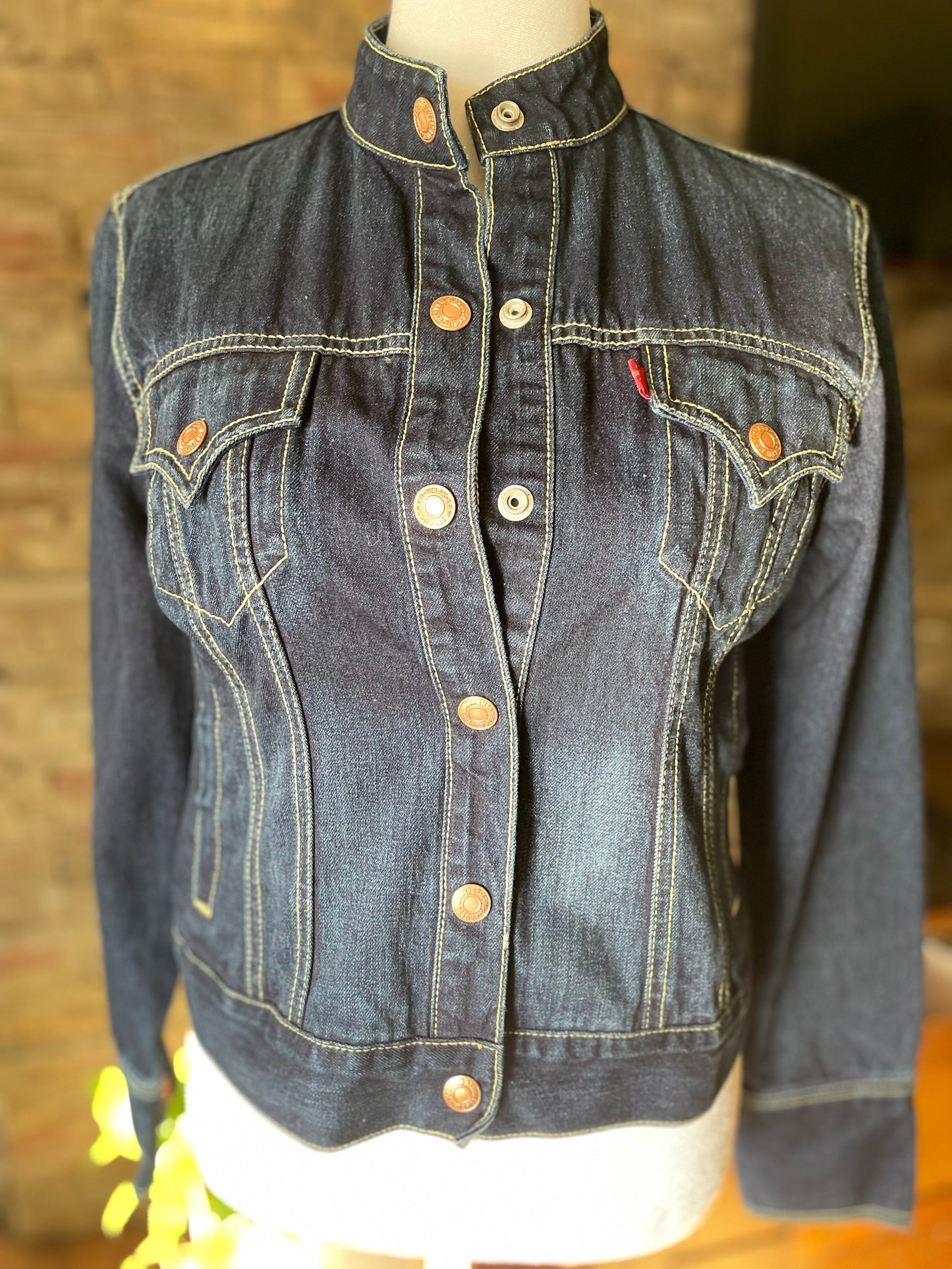 Redesigned Jean Jacket - Lady Bird-The Mended Idigo Collection #05