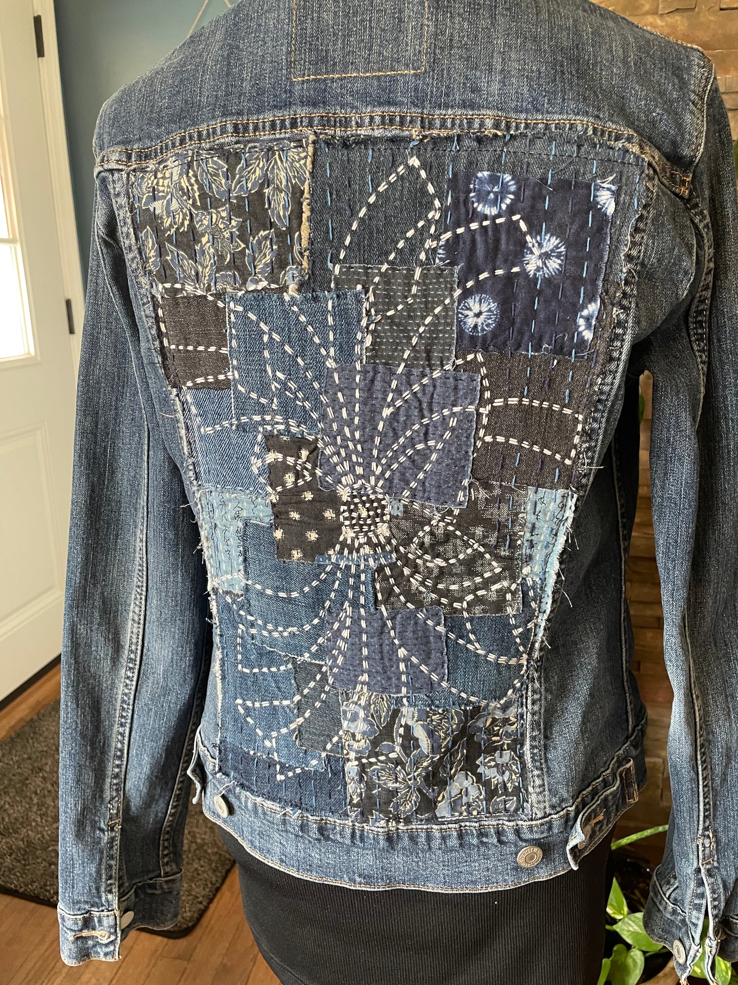 The Mended Indigo Collection -Jean Jacket - Sashiko/Boro-Noshi #06