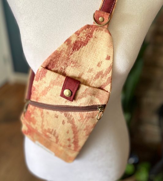 Mini Sling Bag-Watercolor Print
