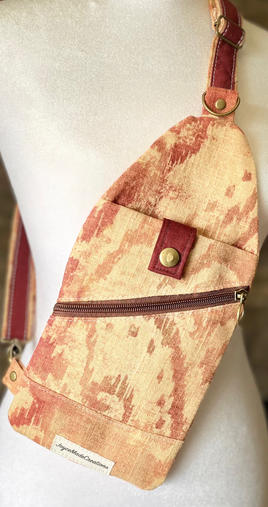 Mini Sling Bag-Fall Watercolor Print