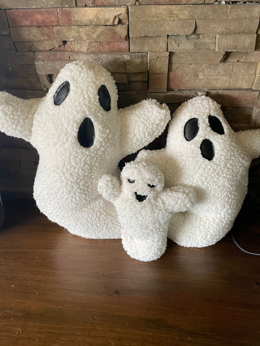 Pillow Ghost Family Soft and Cuddly-Set of Three