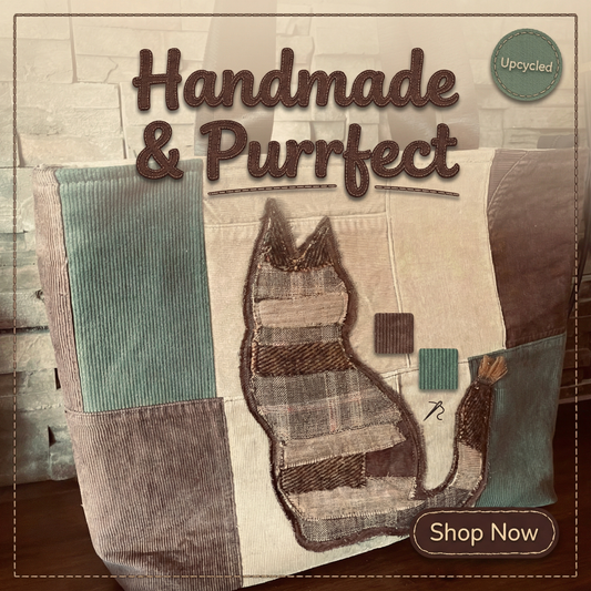 Purrfect Shoulder Bag with Bonus Zippered Pouch